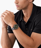 Michael Kors Lennox Chronograph Gunmetal Stainless Steel Watch MK9118 - KRISHNA WATCH COMPANY