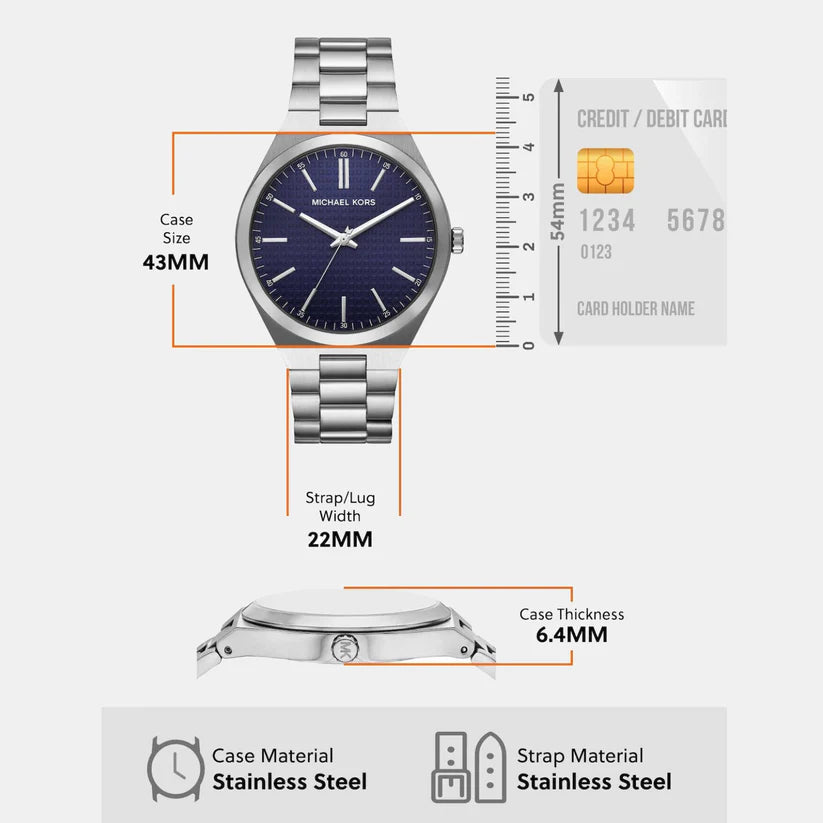Michael Kors Lennox Men Analogue Watch MK9227 - KRISHNA WATCH COMPANY