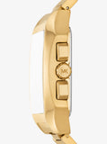 Michael Kors Men Brass Dial & Stainless Steel Bracelet Watch MK9281