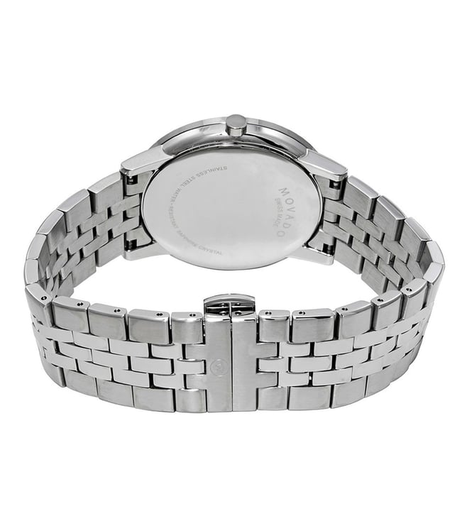 Movado Museum Classic Black Watch for Men 607201 - KRISHNA WATCH COMPANY