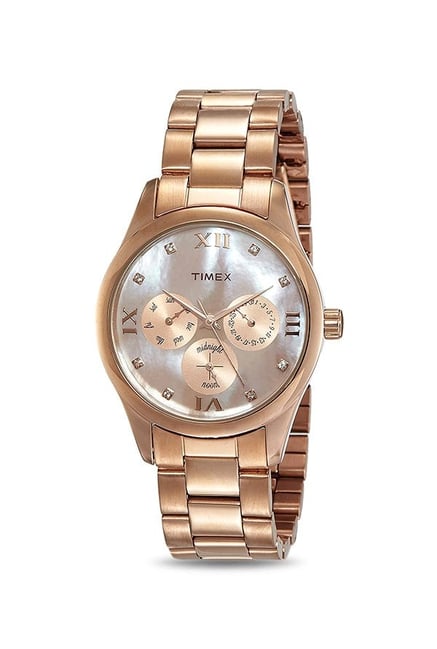 TIMEX Analog Brown Dial Women's Watch-TW000W208 - KRISHNA WATCH COMPANY