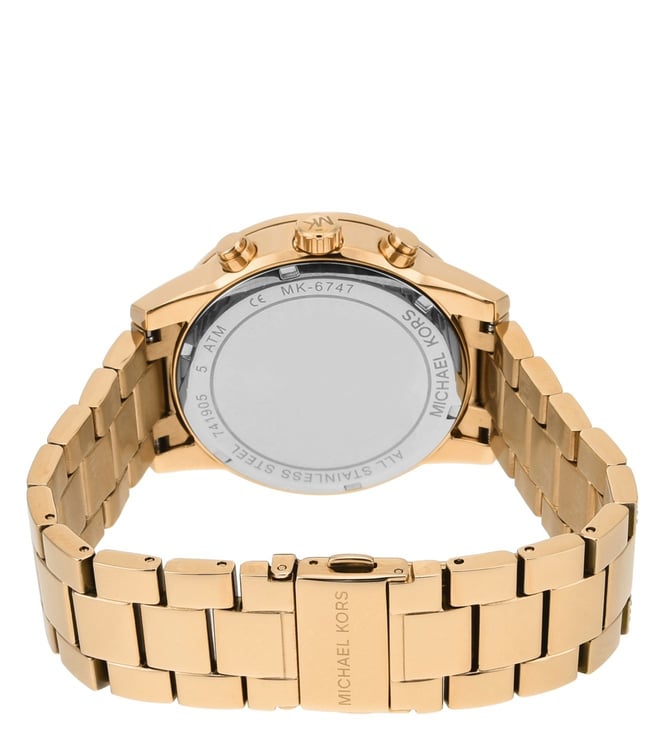 Michael Kors Byrant Chronograph Watch for Women MK6747 - KRISHNA WATCH COMPANY