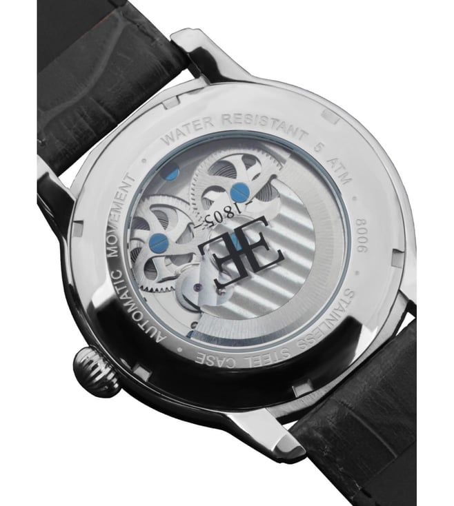 EARNSHAW Longitude Automatic Skeleton Dual Time Multifunction Watch for Men ES-8006-01 - KRISHNA WATCH COMPANY