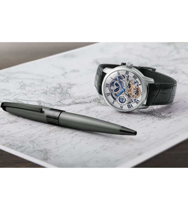 EARNSHAW Longitude Automatic Skeleton Dual Time Multifunction Watch for Men ES-8006-01 - KRISHNA WATCH COMPANY