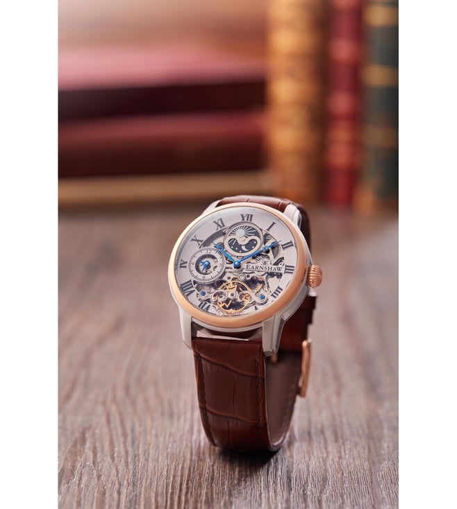 EARNSHAW Longitude Multifunction Watch for Men ES-8006-08 - KRISHNA WATCH COMPANY