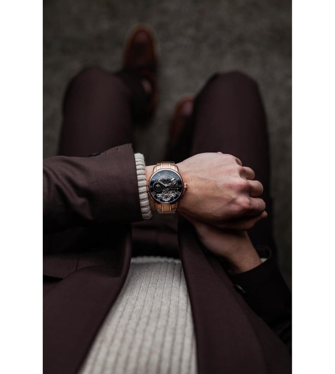 EARNSHAW Longitude Multifunction Watch for Men ES8006-44 - KRISHNA WATCH COMPANY
