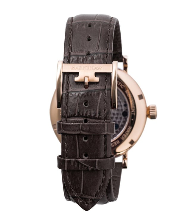 EARNSHAW Beaufort Anatolia Mech Automatic Open Heart Skeleton Watch for Men ES-8059-03 - KRISHNA WATCH COMPANY