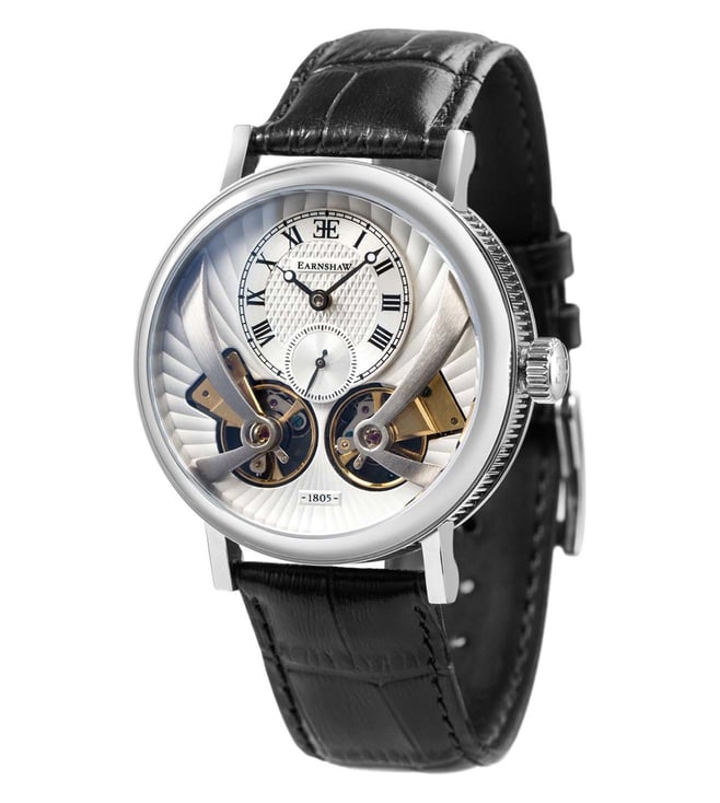 EARNSHAW Beaufort Anatolia Skeleton Automatic 40 Jewels Watch for Men ES-8059-01 - KRISHNA WATCH COMPANY