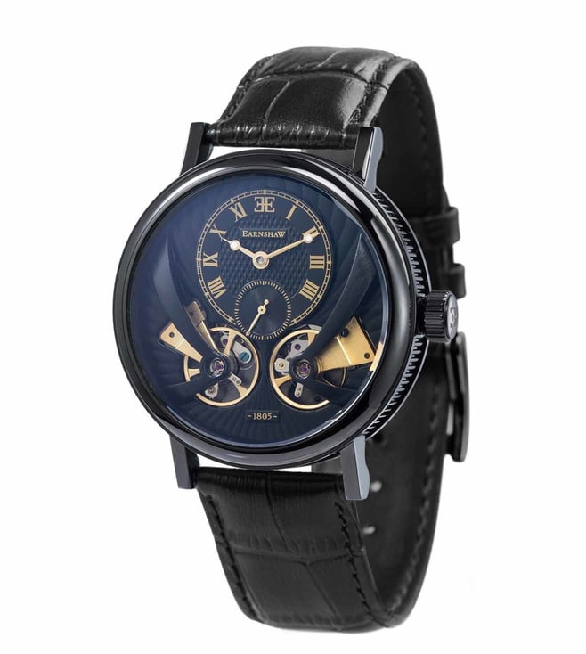 EARNSHAW Beaufort Anatolia Mech Automatic Open Heart Skeleton Watch for Men ES-8059-04 - KRISHNA WATCH COMPANY