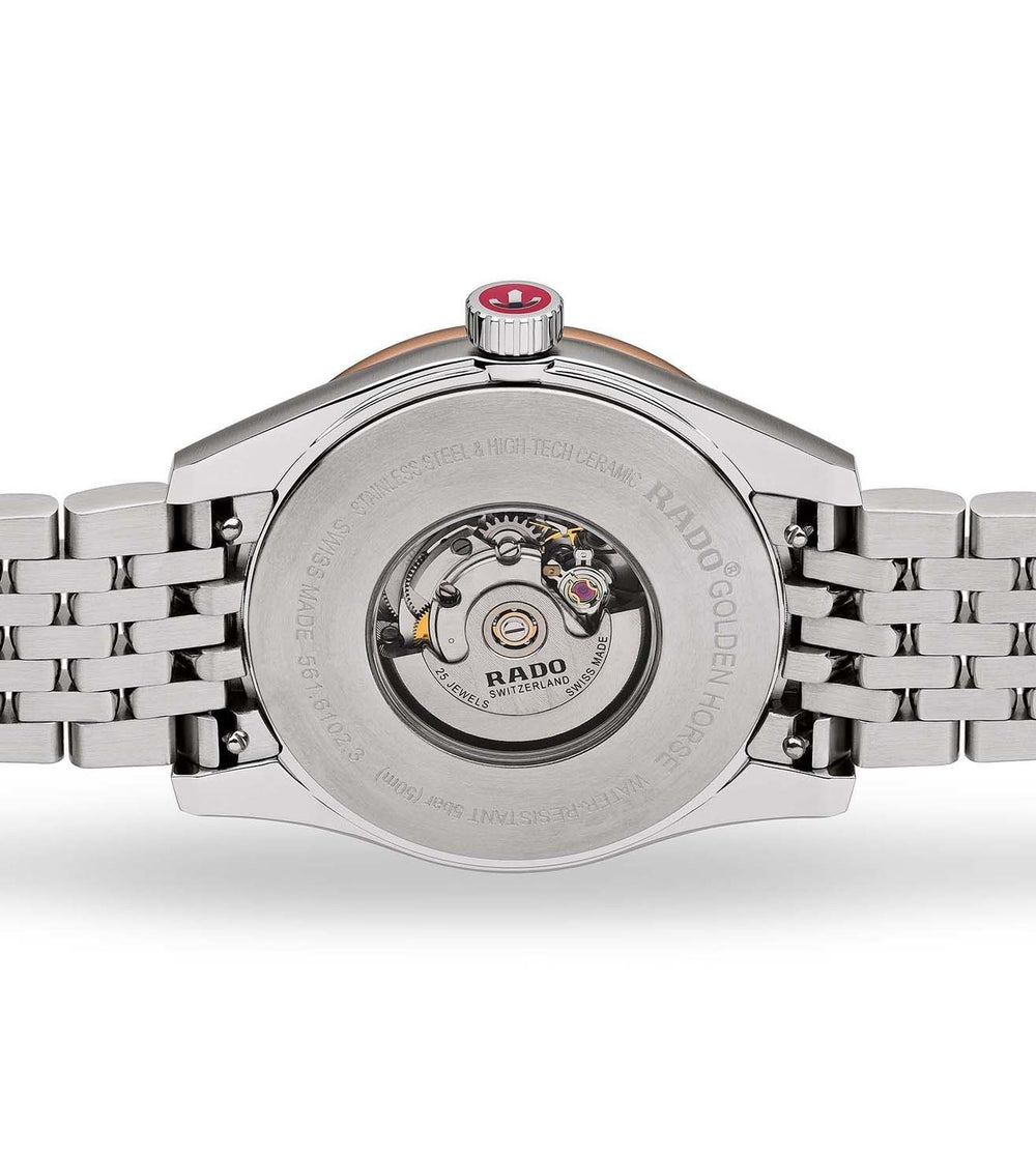 RADO Hyper Chrome Classic Automatic Diamonds Watch for Women R33102903 - KRISHNA WATCH COMPANY