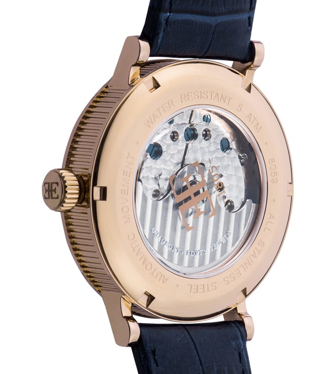 EARNSHAW Beaufort Anatolia men Automatic Open Heart Skeleton Watch - KRISHNA WATCH COMPANY