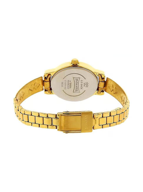 Sonata Analog Watch for Women NN8100YM04 - KRISHNA WATCH COMPANY