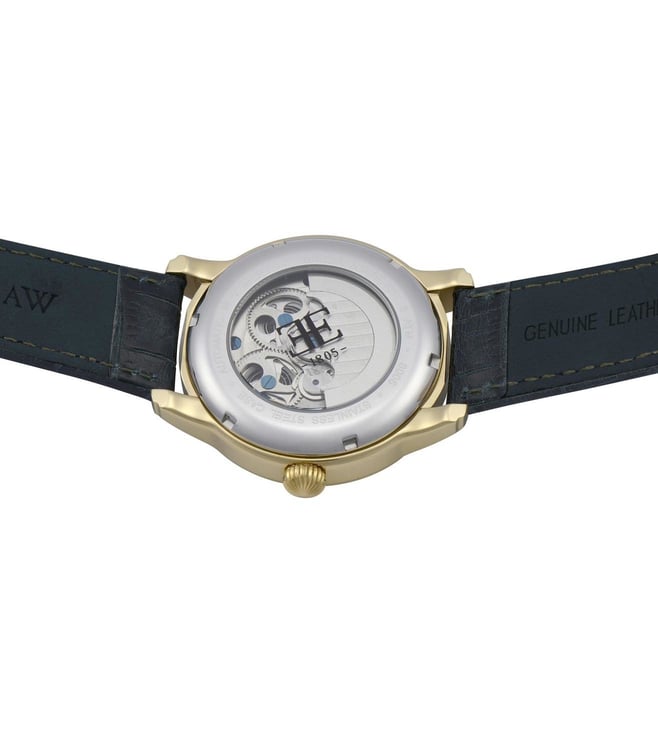 EARNSHAW Longitude Automatic Skeleton Dual Time Multifunction Watch for Men - ES - 8006-09 - KRISHNA WATCH COMPANY