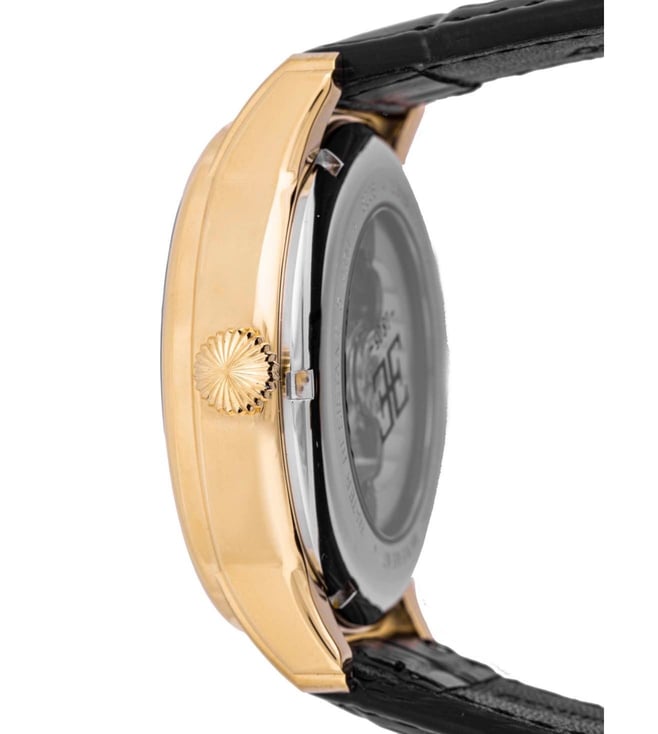 EARNSHAW Longitude Automatic Skeleton Watch for Men ES-8006-07 - KRISHNA WATCH COMPANY