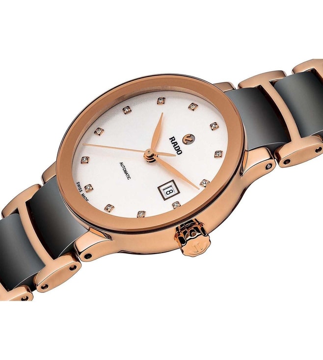 RADO Centrix Automatic Diamonds Watch for Women R30183762 - KRISHNA WATCH COMPANY