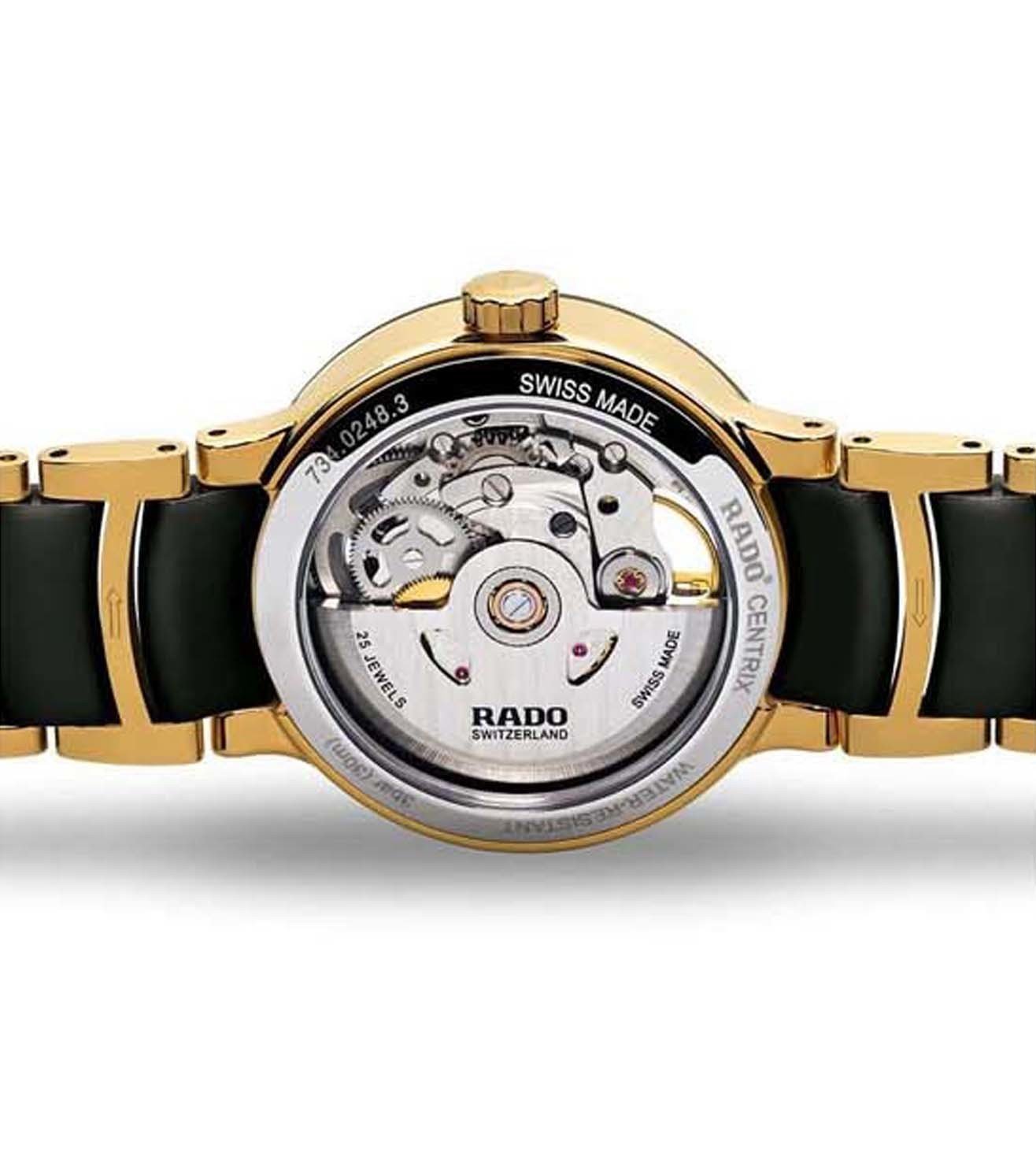 RADO CENTRIX AUTOMATIC DIAMONDS OPEN HEART for Women R30246712 - KRISHNA WATCH COMPANY