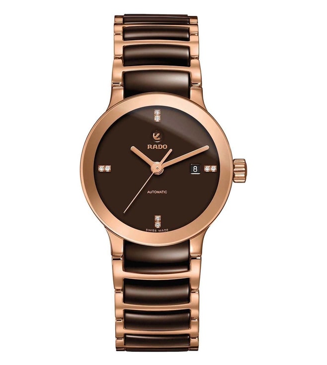 RADO Centrix Automatic Watch for Women R30183722 - KRISHNA WATCH COMPANY