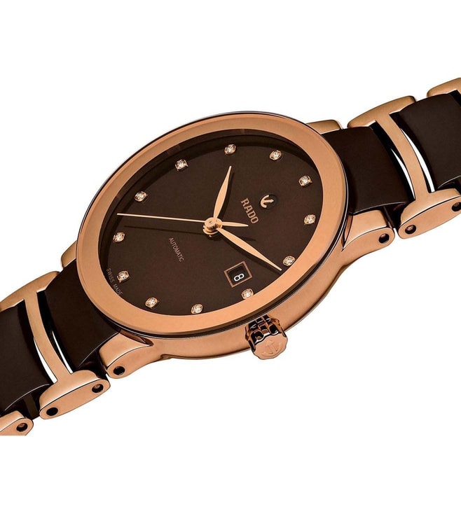 RADO CENTRIX AUTOMATIC DIAMONDS Watch for Women R30183752 - KRISHNA WATCH COMPANY