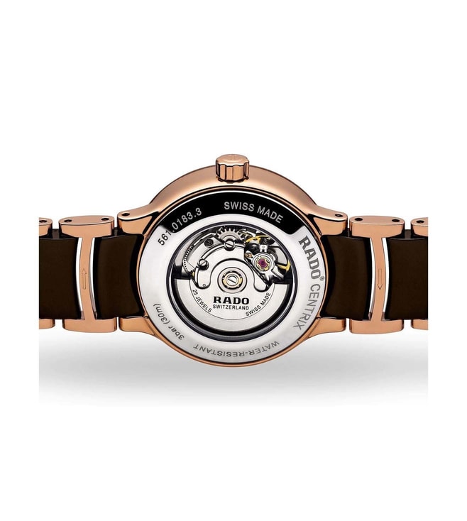 RADO CENTRIX AUTOMATIC DIAMONDS Watch for Women R30183752 - KRISHNA WATCH COMPANY