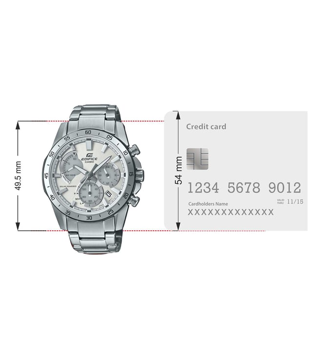 Silver Chronograph - Men's Watch EDIFICE EQS-930MD-8AVUDF - ED528 - KRISHNA WATCH COMPANY