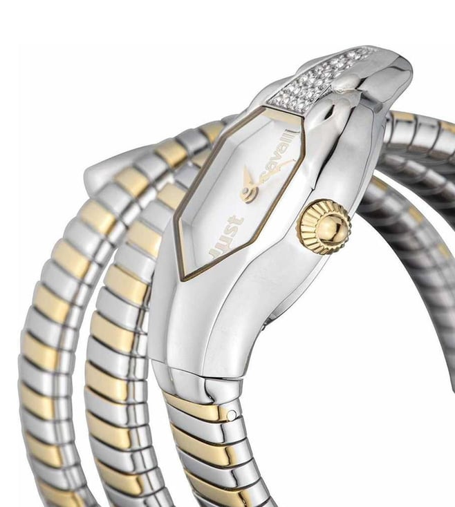 Just Cavalli Glam Snake Watch for Women JC1L022M0045 - KRISHNA WATCH COMPANY