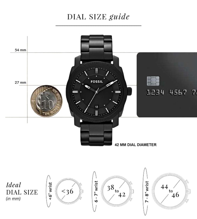 Fossil Machine Watch for Men FS4775 - KRISHNA WATCH COMPANY