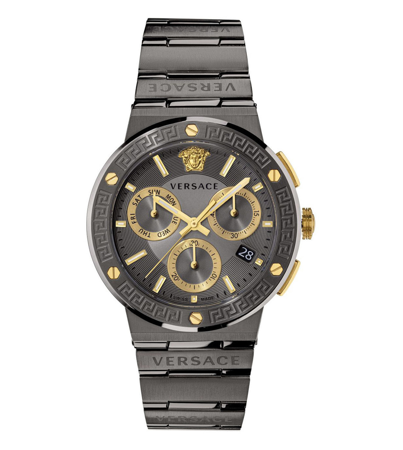 VERSACE VEZ900521 Greca Logo Chronograph Watch for Men - KRISHNA WATCH COMPANY