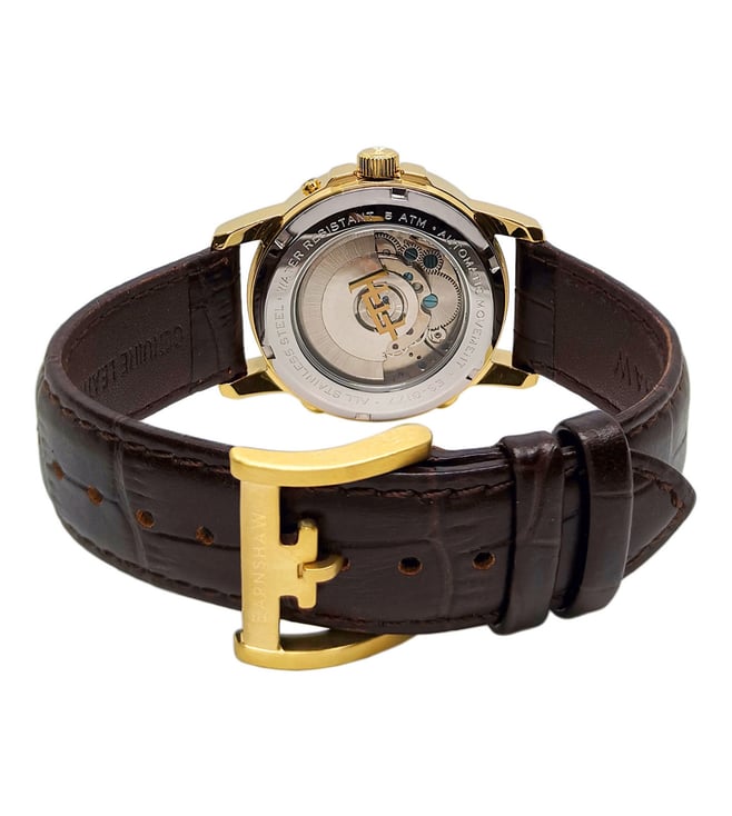 EARNSHAW Marylebone Grand Open Heart Multifunction Watch for Men ES-8177-08 - KRISHNA WATCH COMPANY