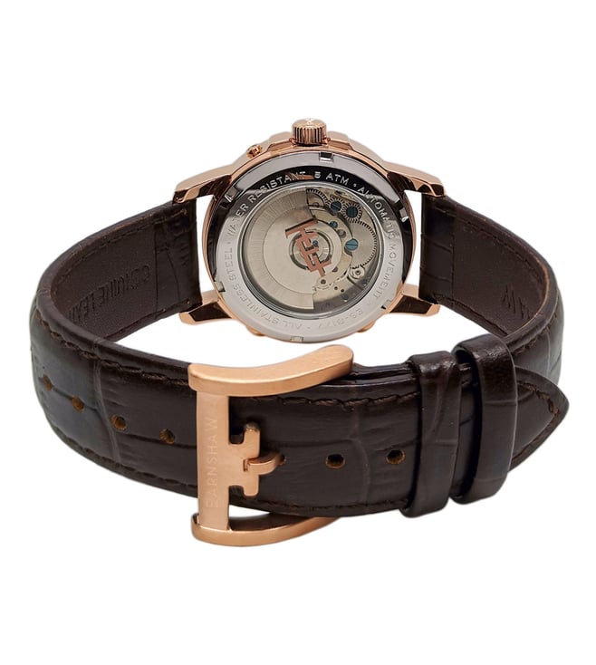 EARNSHAW Marylebone Automatic Skeleton Grand Open Heart Watch for Men ES-8177-0A - KRISHNA WATCH COMPANY