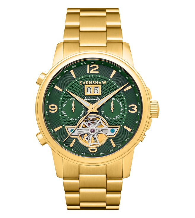 EARNSHAW Marylebone Automatic Skeleton Grand Open Heart Watch for Men ES-8177-88 - KRISHNA WATCH COMPANY