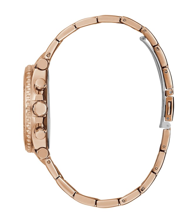 GUESS COSMIC Women Rose Gold Round Dial Analog Watch - GW0465L2 - KRISHNA WATCH COMPANY