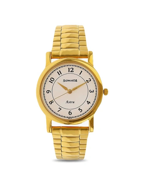 Sonata Astra Analog Watch for Men NP77049YM03 - KRISHNA WATCH COMPANY
