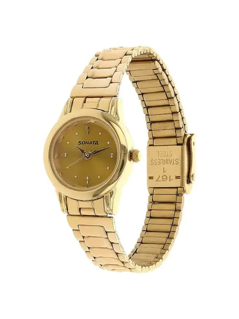 Sonata Analog Watch for Women NP8925YM02W - KRISHNA WATCH COMPANY