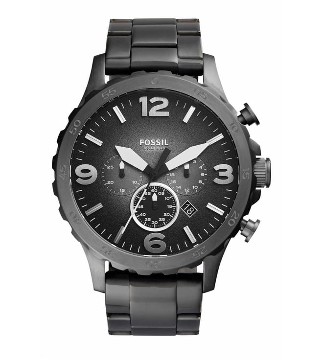 Fossil Nate Chronograph Analog Watch for Men - JR1437 - KRISHNA WATCH COMPANY