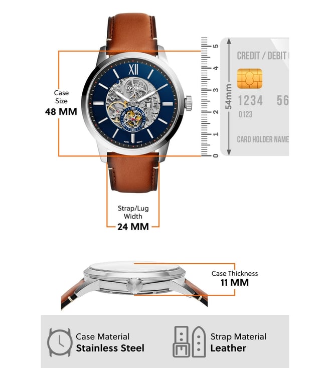 Fossil Townsman Analog Watch for Men ME3154 - KRISHNA WATCH COMPANY