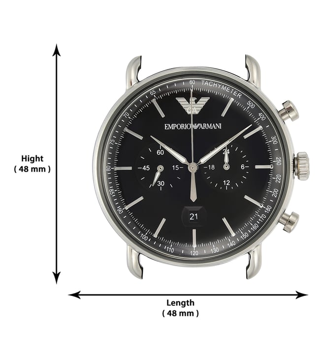 Emporio Armani Aviator Chronograph Analog Watch for Men AR11143 - KRISHNA WATCH COMPANY