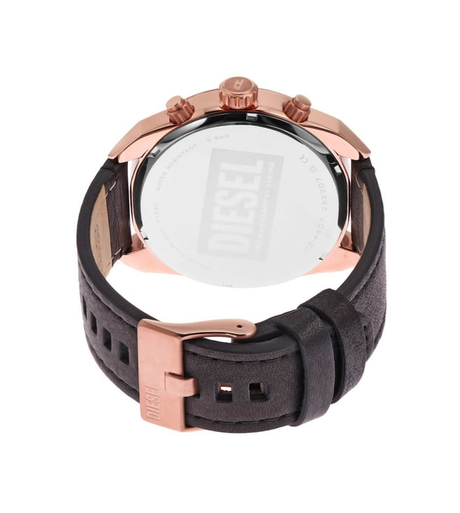 Diesel Spiked Chronograph Analog Watch for Men DZ4607 - KRISHNA WATCH COMPANY