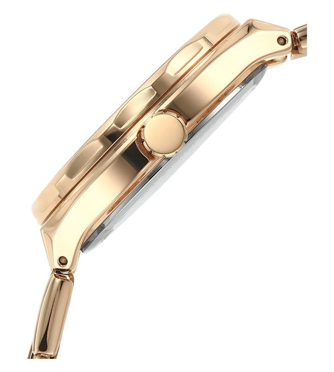 Eevie Multifunction Rose Gold Stainless Steel Watch BQ3721 - KRISHNA WATCH COMPANY