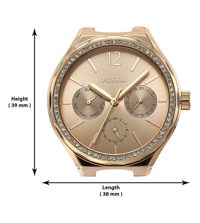 Eevie Multifunction Rose Gold Stainless Steel Watch BQ3721 - KRISHNA WATCH COMPANY