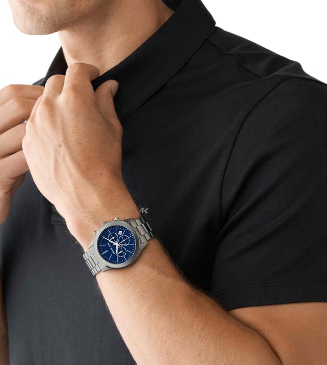 MICHAEL Michael Kors Slim Runway Chronograph Watch for Men MK8987 - KRISHNA WATCH COMPANY