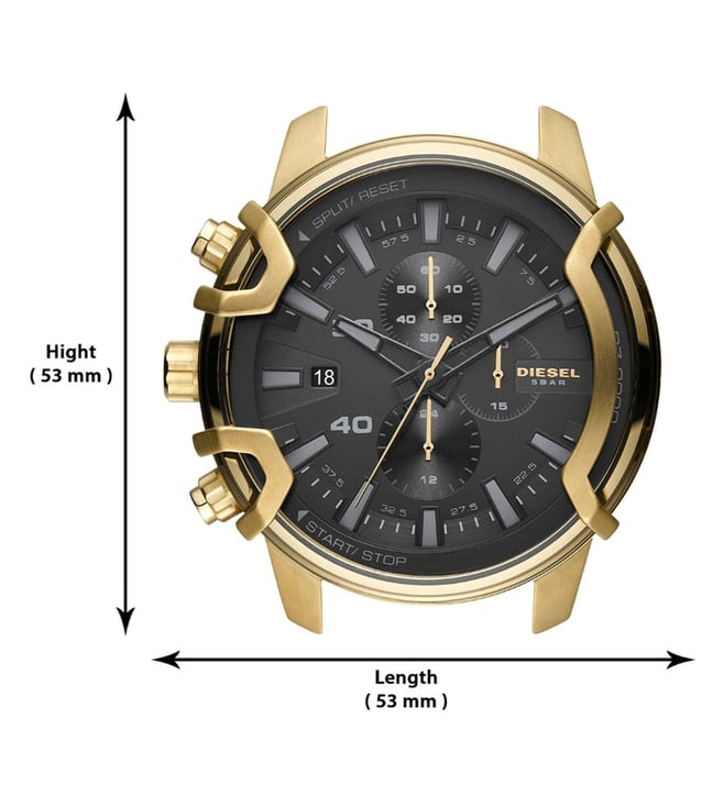DIESEL Griffed Chronograph Watch for Men DZ4522 - KRISHNA WATCH COMPANY