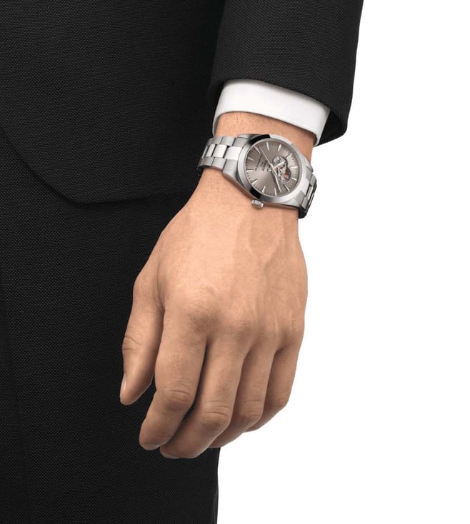 Tissot T-Classic Gentleman Powermatic Automatic Watch for Men - T1274071108100 - KRISHNA WATCH COMPANY