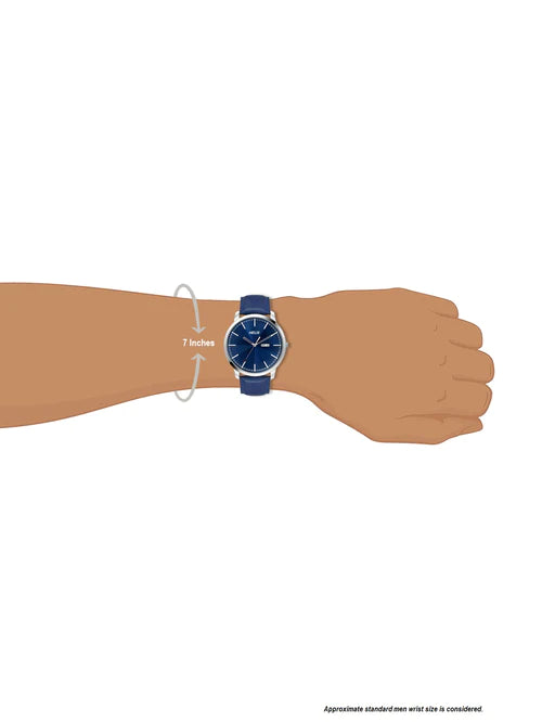 helix Analog Blue Dial Men's Watch - TW039HG13 - KRISHNA WATCH COMPANY