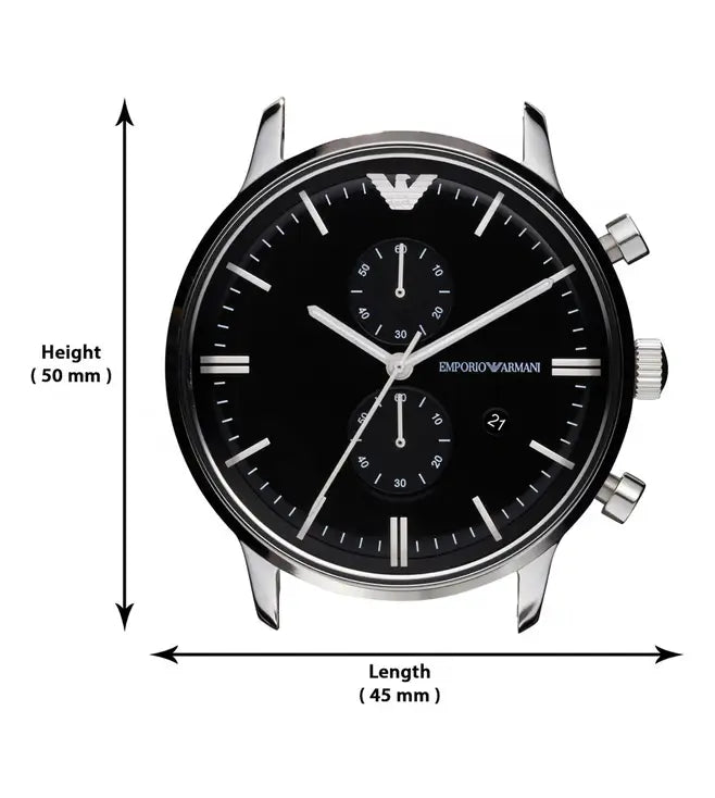 Emporio Armani Gianni Chronograph Watch for Men AR0389 - KRISHNA WATCH COMPANY