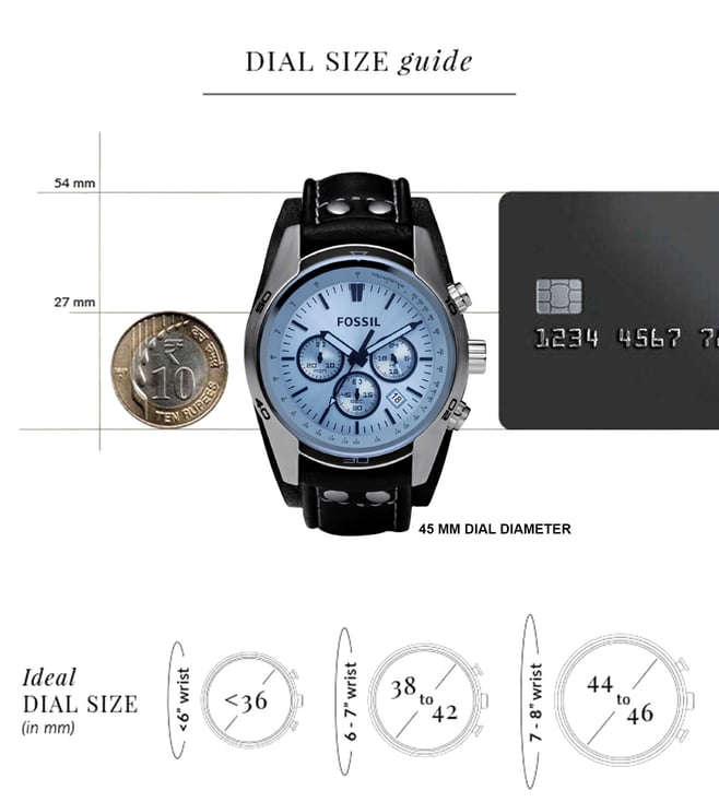 Fossil Coachman Chronograph Watch for Men CH2564 - KRISHNA WATCH COMPANY