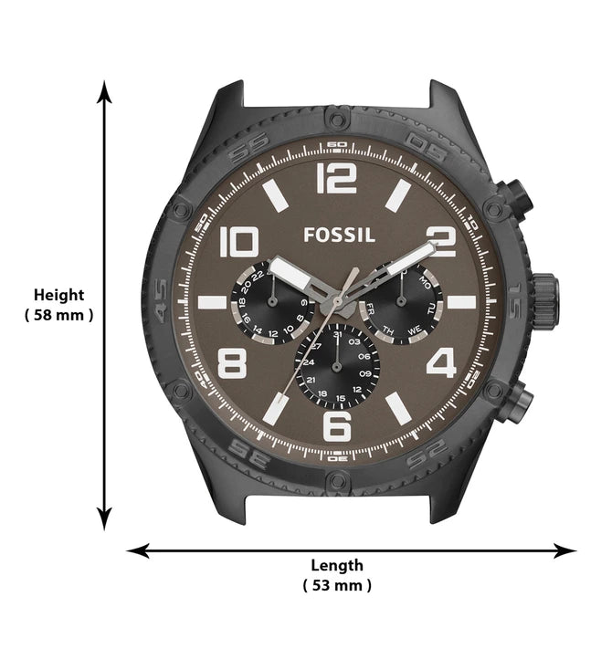 Brox Multifunction Smoke Stainless Steel Watch BQ2533 - KRISHNA WATCH COMPANY