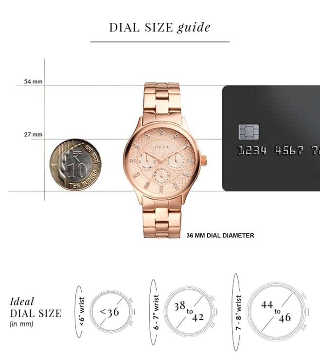 Fossil Modern Sophisticate Multifunction Watch for Women BQ1561 - KRISHNA WATCH COMPANY