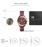 FOSSIL Modern Courier Chronograph Watch for Women BQ3281 - KRISHNA WATCH COMPANY
