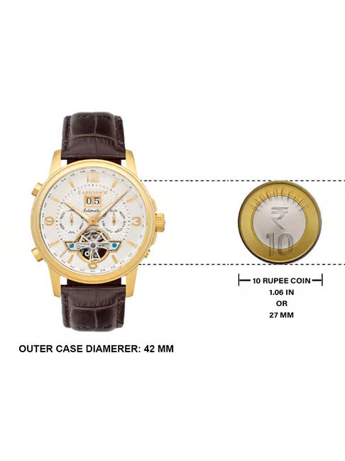 EARNSHAW Marylebone Grand Open Heart Multifunction Watch for Men ES-8177-08 - KRISHNA WATCH COMPANY