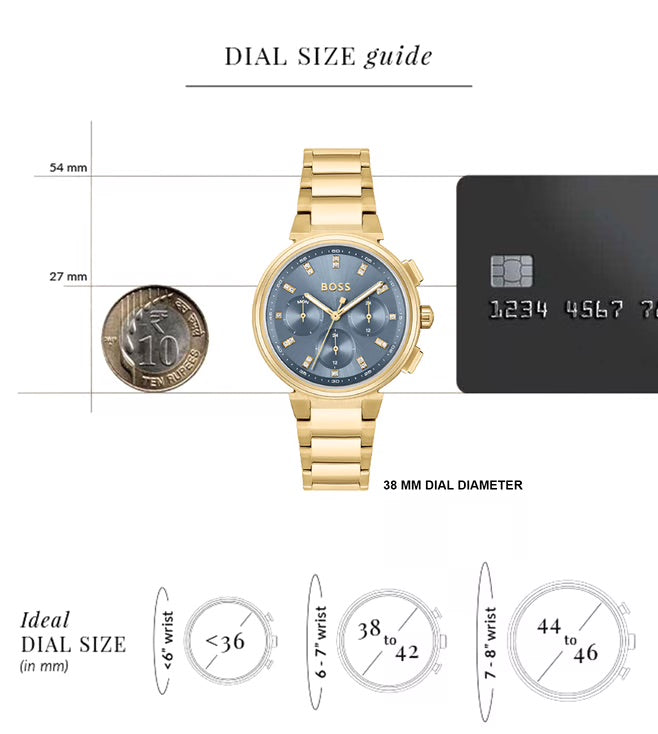Hugo Boss One Multifunction Watch for Women - 1502677 - KRISHNA WATCH COMPANY